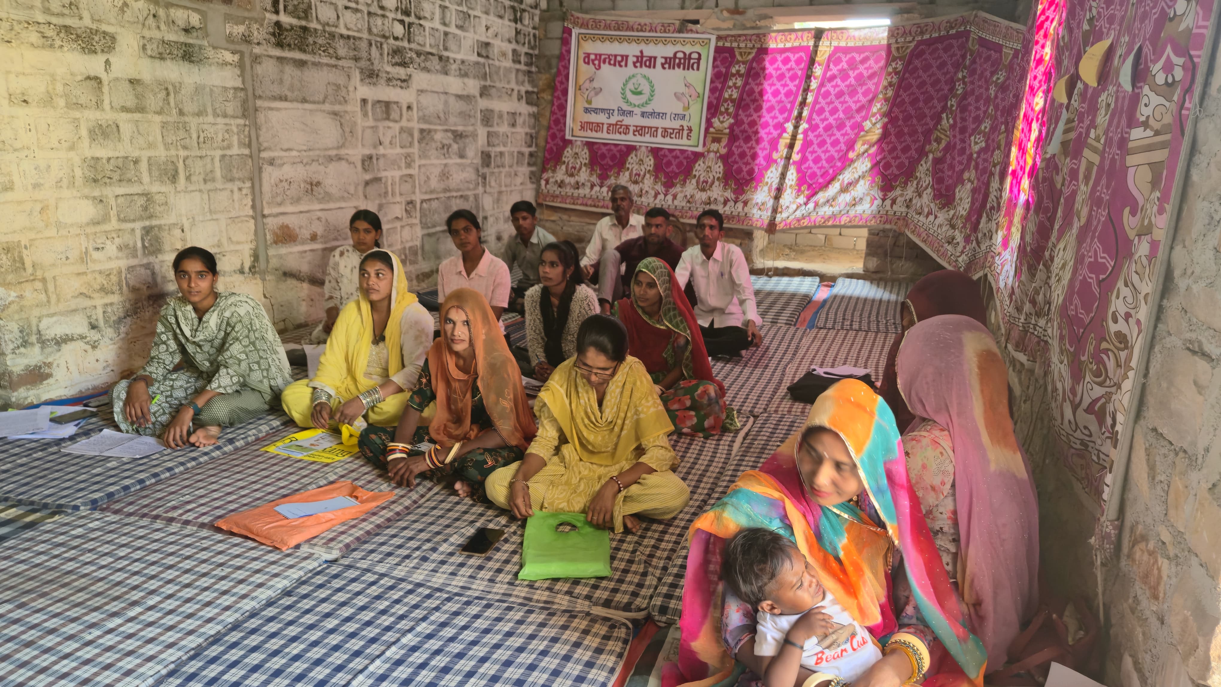 Joint workshop on land rights, social security, and social justice at Saroj Sadan, Kalyanpur, Balotra