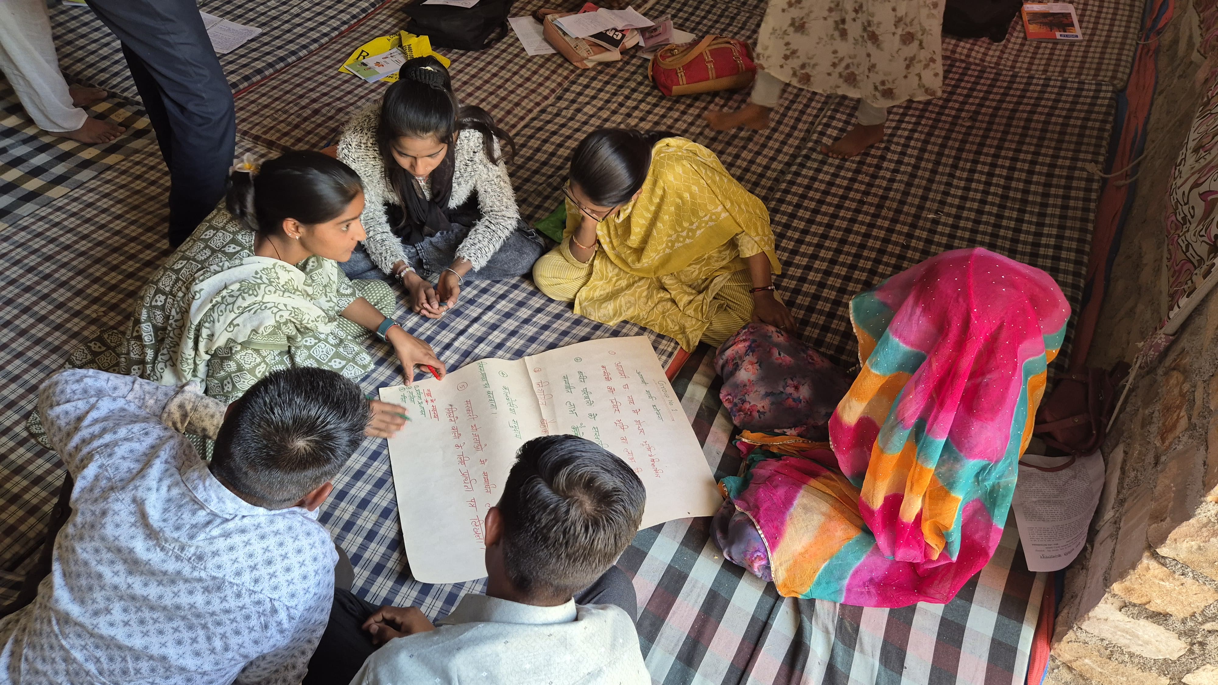 Joint workshop on land rights, social security, and social justice at Saroj Sadan, Kalyanpur, Balotra